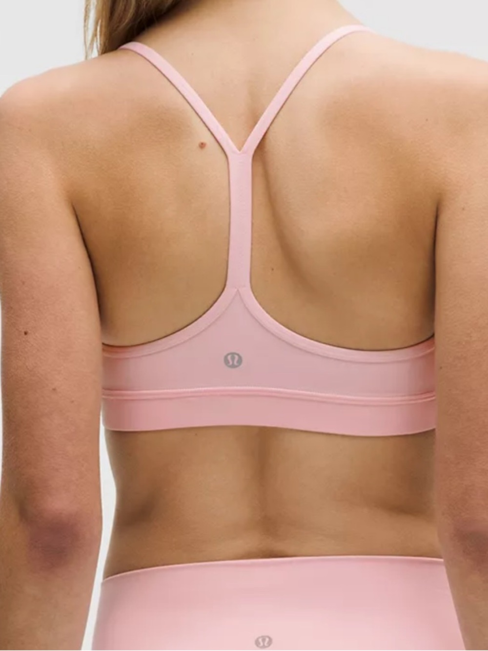 lululemon athletica Light Pink Strappy Sports Bra - Picture 2 of 8
